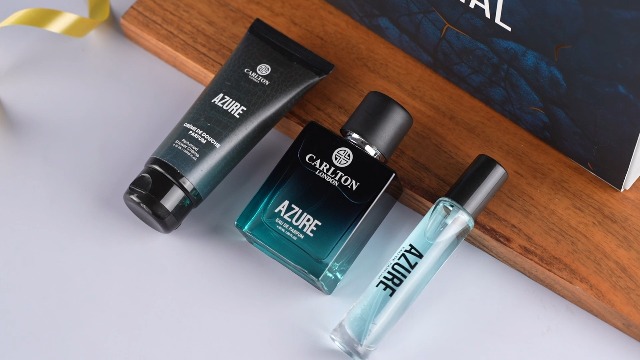 Buy Carlton London Men's Perfume Gift Set – Azure 50ml EDP, Cream